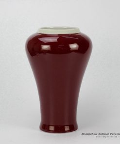 RZCN09_Oxblood glazed porcelain home vases
