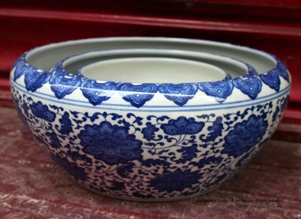 RZCT03_Ceramic painted fish bowl set of three RZCT03_Ceramic painted fish bowl set of three