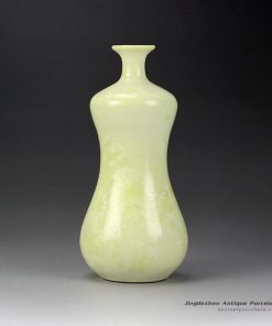 RZCU11_crystal glazed cream color small flower vase