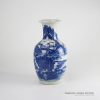 RZDA19_Hand paint ancient chinese landscape pattern blue and white ceramic antique vase online sale
