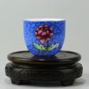 RZDD10_Hand needle painted Jingdezhen porcelain tea cups famille rose