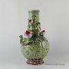 RZDR01_14.7″ Chinese painted famille rose porcelain vase peach design