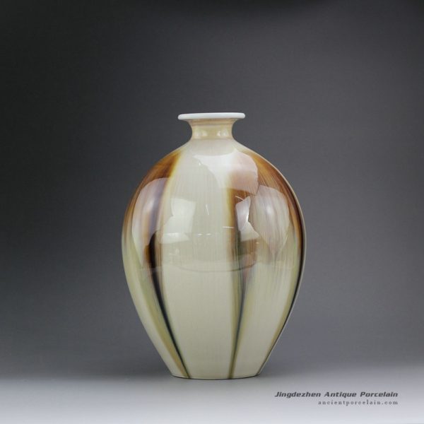 RZEK01_10″ Transmutation glazed porcelain vases