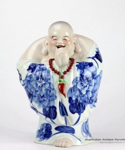 RZEW03_hand painted good fortune moral ceramic Smiling Buddha