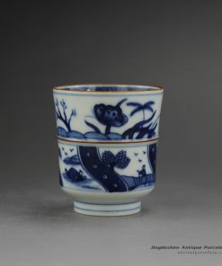 RZFG01-A_Jingdezhen Handmade Blue White Tea Cups