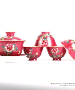 RZFK04_Jingdezhen Handmade Needle Painting Tea ware