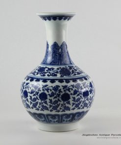RZFU05_JDZ blue and white porcelain flower vase