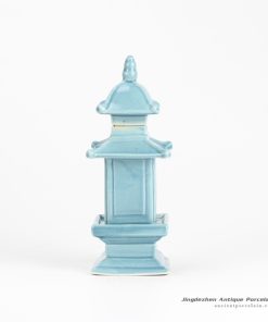 RZGE01-C_blue glaze made in China ceramic pagoda