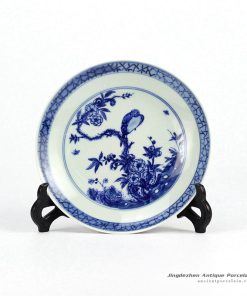RZHG01-C_Hand painted blue and white chinaware furnishing plate