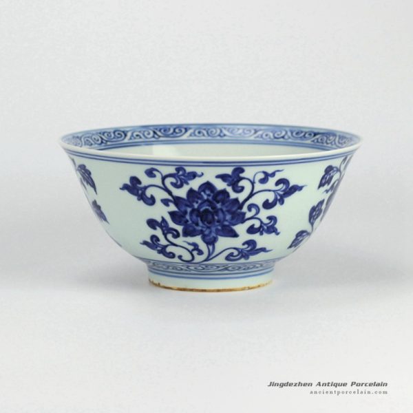 RZHL01-B_Jingdezhen China supplier Hand paint floral pattern display bowl