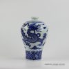 RZHL12_Hand paint blue and white dragon pattern ceramic jug vase