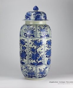 RZIG01_Delicate valuable hand paint floral pattern large porcelain ginger jar