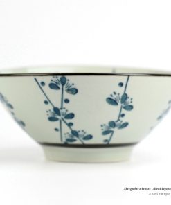 RZIO01-A Japan style sakura flower pattern ceramic dinner bowl
