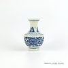 RZIQ04_Hand paint under glaze blue small pottery flower vase