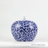 RZIX02_Blue and white promotional ceramic cookie jar