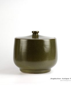 RZJA01_tea dust glaze solid color ceramic storage collection jar