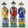 RZKC05 Colorful royal set of 3 emperors ceramic figurines
