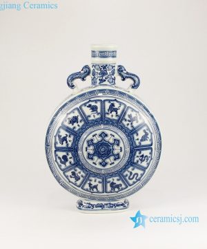 blue and white ceramic