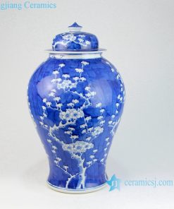 cherry blossom ceramic jar