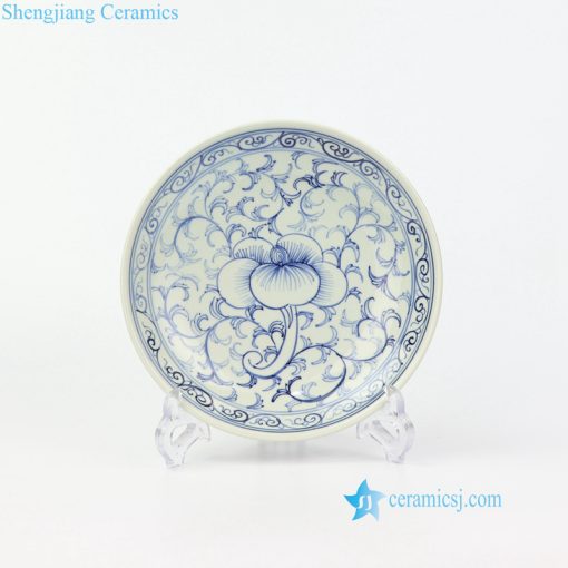 ceramic floral plate