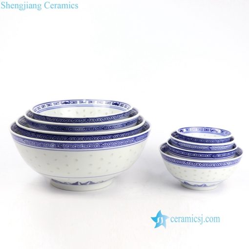 blue ceramic bowl