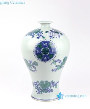 ceramic vase with small mouth