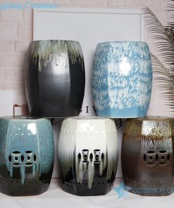 Chinese drum ceramic manual  porcelain stool