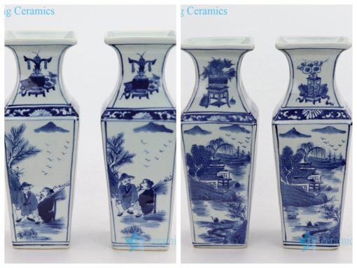 Qing dynasty archaize ceramic vase  front view