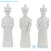 China Qing dynasty 3 emperors  figurine decoration