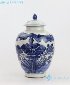 China's exquisite landscape design porcelain jar