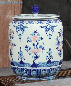 Chinese antique handmade porcelain teapot front view