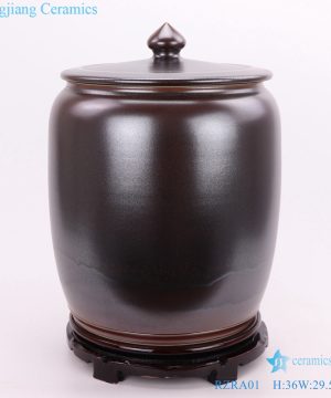storage canisters under glaze color  front view