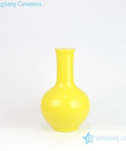 Beautiful yellow ceramic lamp shade