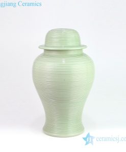 Bean green circular jar shape lamp shade