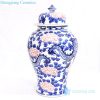 hand drawing ceramic jar with lid