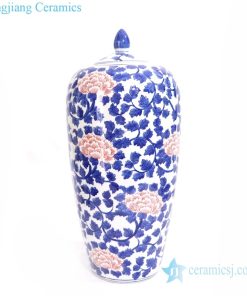 high skill blue and white ceramic jar