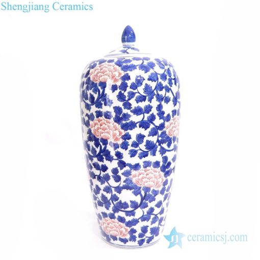 high skill blue and white ceramic jar