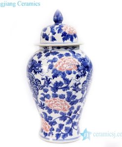 ancient polychrome ceramic jar