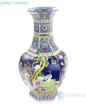 high quality enameled ceramic vase