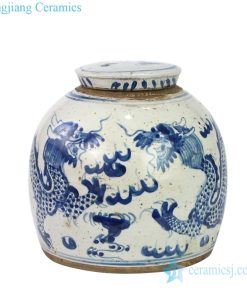 best selling blue and white tea pot