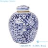 RZKT10-N Chinese blue and white twig multi-pattern ceramic pots