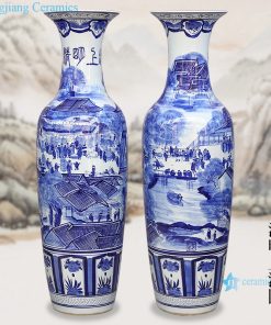 RZRi05-A Jingdezhen antique cracked glaze Kaiming porcelain vase