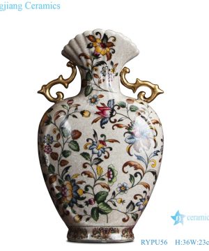 RYPU56 Europran famille rose home decoration vases home furniture furnishing articles