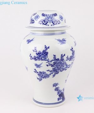 Blue and white general jar shape lamps and lanterns