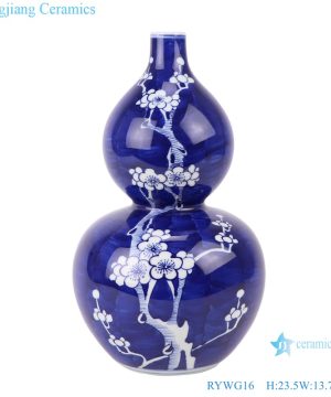 RYWG16 Jingdezhen Blue and white Porcelain Vase for living room wine cabinet decoration