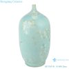 RYYX07-B Crystal Color Green glazed ceramic vases flower pattern for home decoration