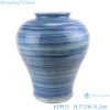 RZPI53 Home Table decoration Jingdezhen handmade porcelain blue striped vase