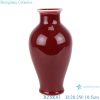 Jindezhen Classic red glazed  Ceramic fishtail vase